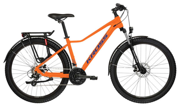 Bicicleta dama mtb cross country KROSS LEA 2.0 EQ 27.5 Orange 2024