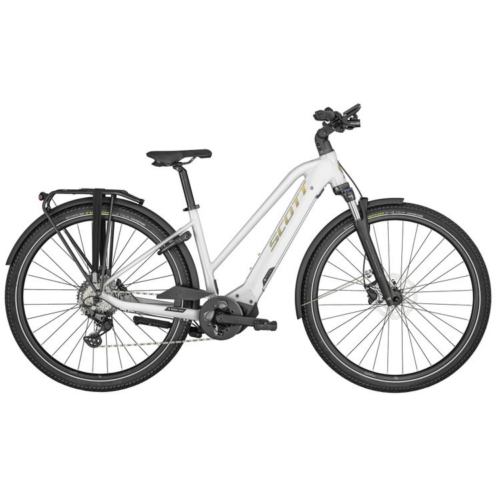 Bicicleta dama electrica de oras SCOTT Sub Sport eRIDE 20 Lady White 2024