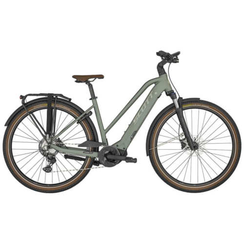 Bicicleta dama electrica de oras SCOTT Sub Sport eRIDE 20 Lady Green 2024
