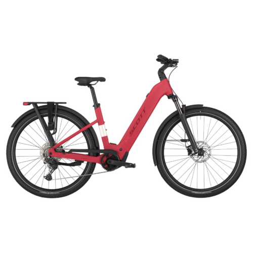 Bicicleta electrica de trekking SCOTT Sub eRIDE 30 Wave Red 2025