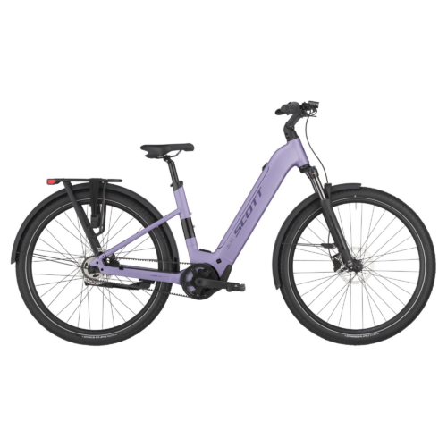 Bicicleta electrica de trekking SCOTT Sub eRIDE 20 Belt Wave Purple 2025