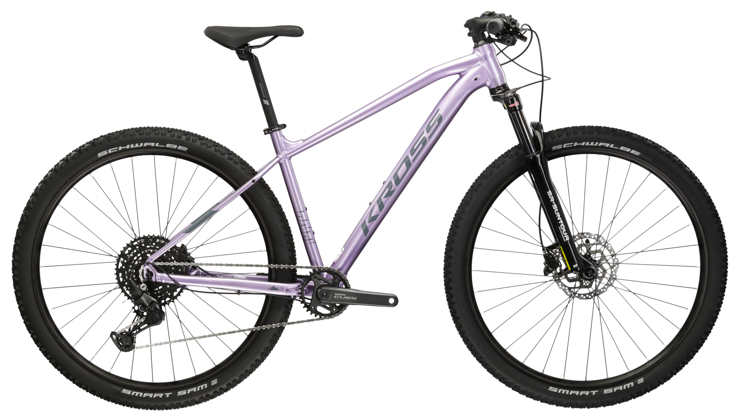 Bicicleta dama mtb cross country KROSS LEVEL 4.0 Lady Purple 2025
