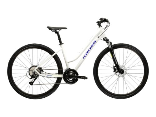 Bicicleta dama de oras KROSS EVADO 4.0 Lady Grey 2025