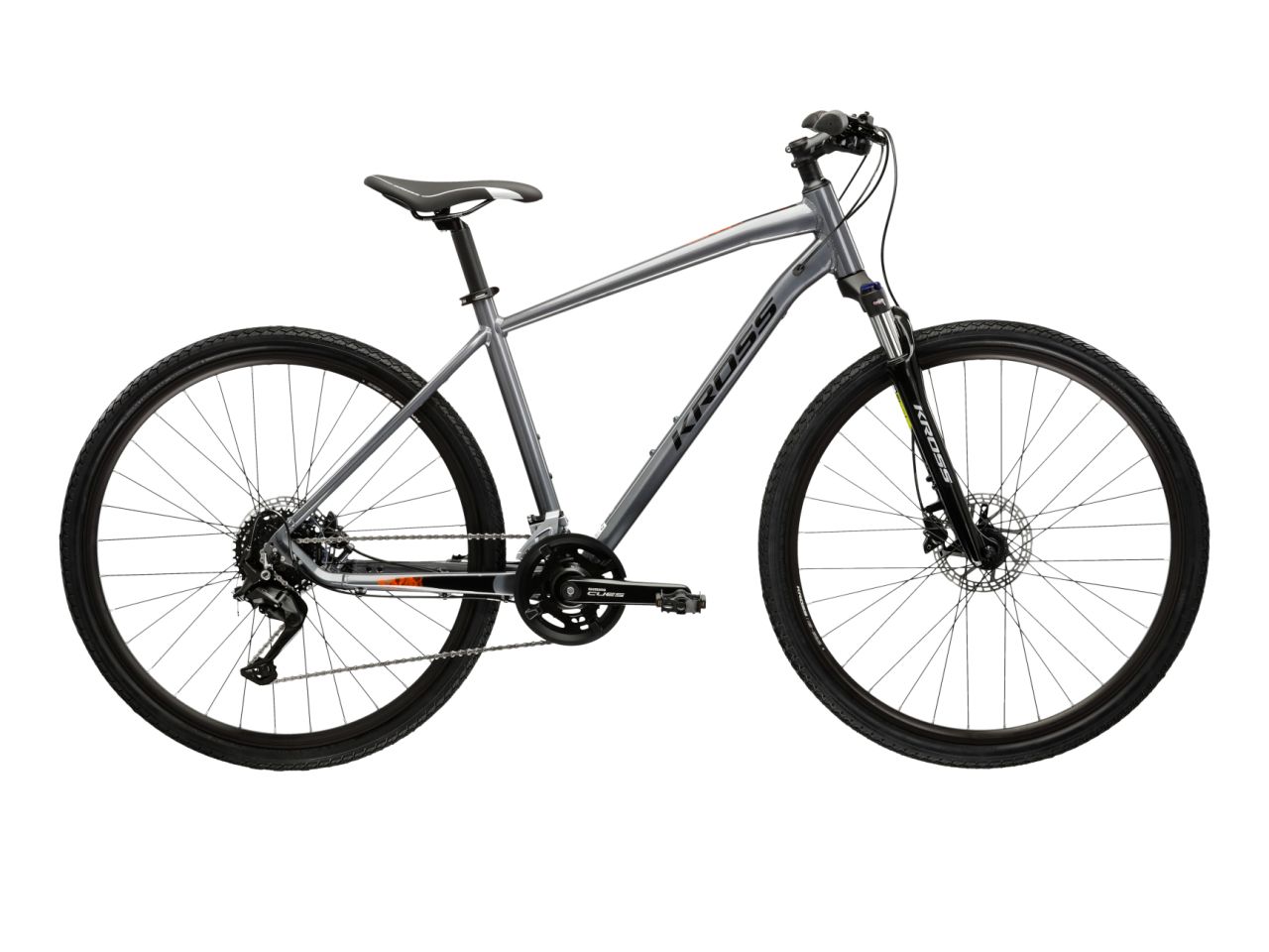 Bicicleta de oras KROSS EVADO 5.0 Gray 2025