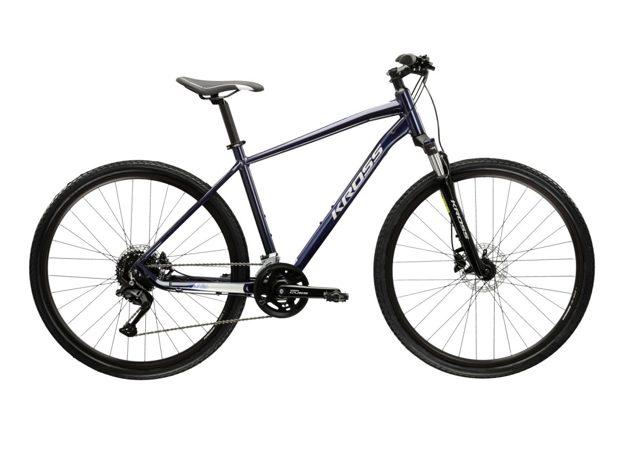 Bicicleta de oras KROSS EVADO 5.0 Navy Blue 2025
