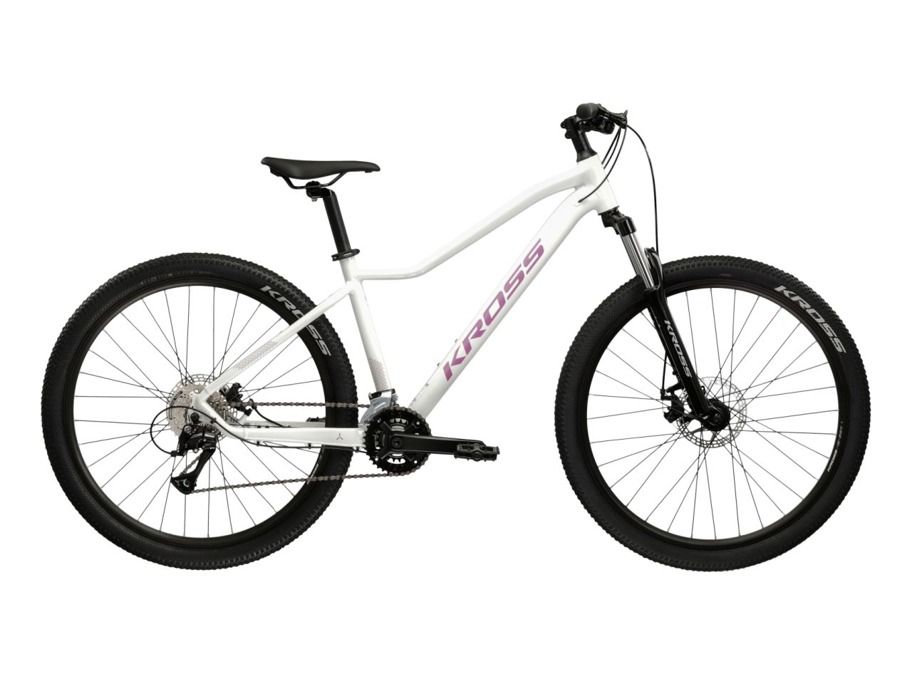 Bicicleta dama mtb cross country KROSS LEA 3.0 29 White 2025