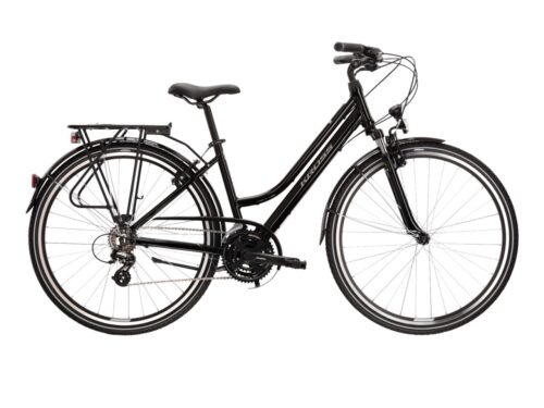 Bicicleta dama de trekking KROSS TRANS 2.0 Lady Black 2025