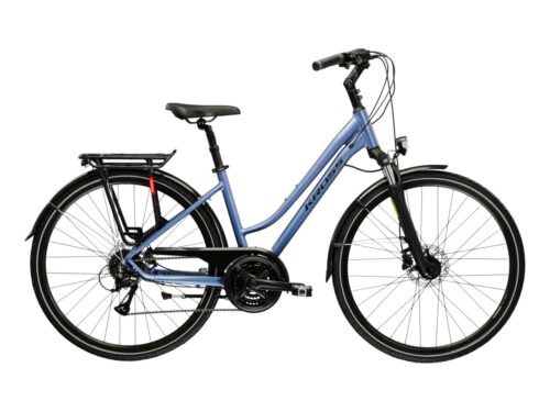 Bicicleta dama de trekking KROSS TRANS 4.0 Lady Blue 2025