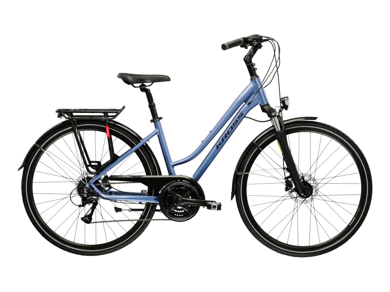 Bicicleta dama de trekking KROSS TRANS 4.0 Lady Blue 2025