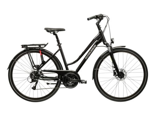 Bicicleta dama de trekking KROSS TRANS 4.0 Lady Black 2025