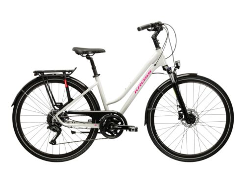 Bicicleta dama de trekking KROSS TRANS 5.0 Lady Gray 2025