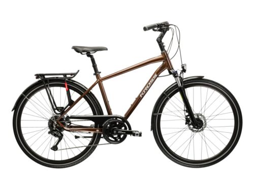 Bicicleta de trekking KROSS TRANS 5.0 Brown 2025