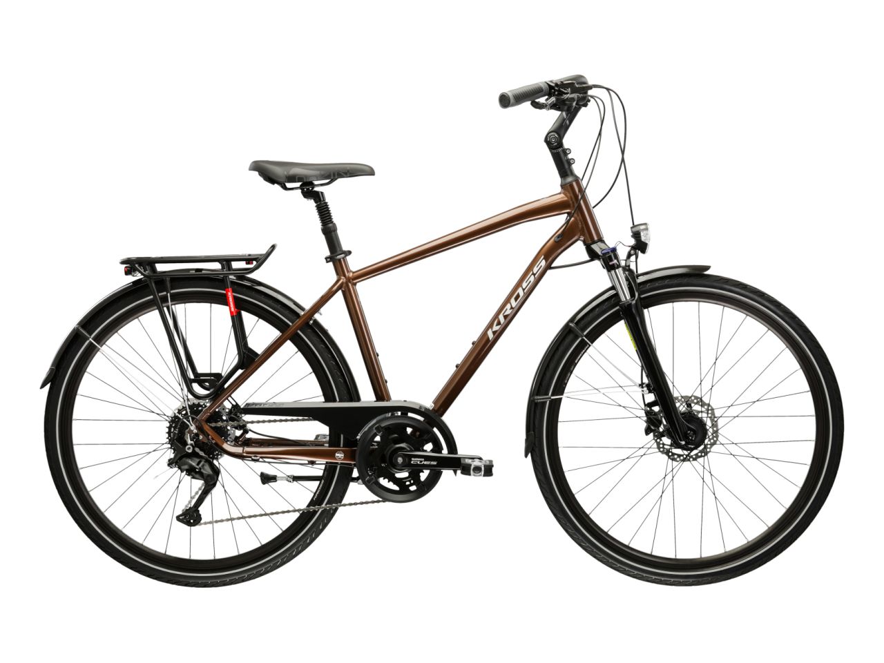 Bicicleta de trekking KROSS TRANS 5.0 Brown 2025
