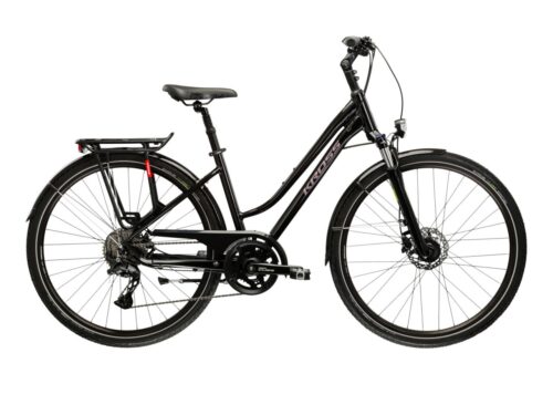 Bicicleta dama de trekking KROSS TRANS 7.0 Lady Black 2025