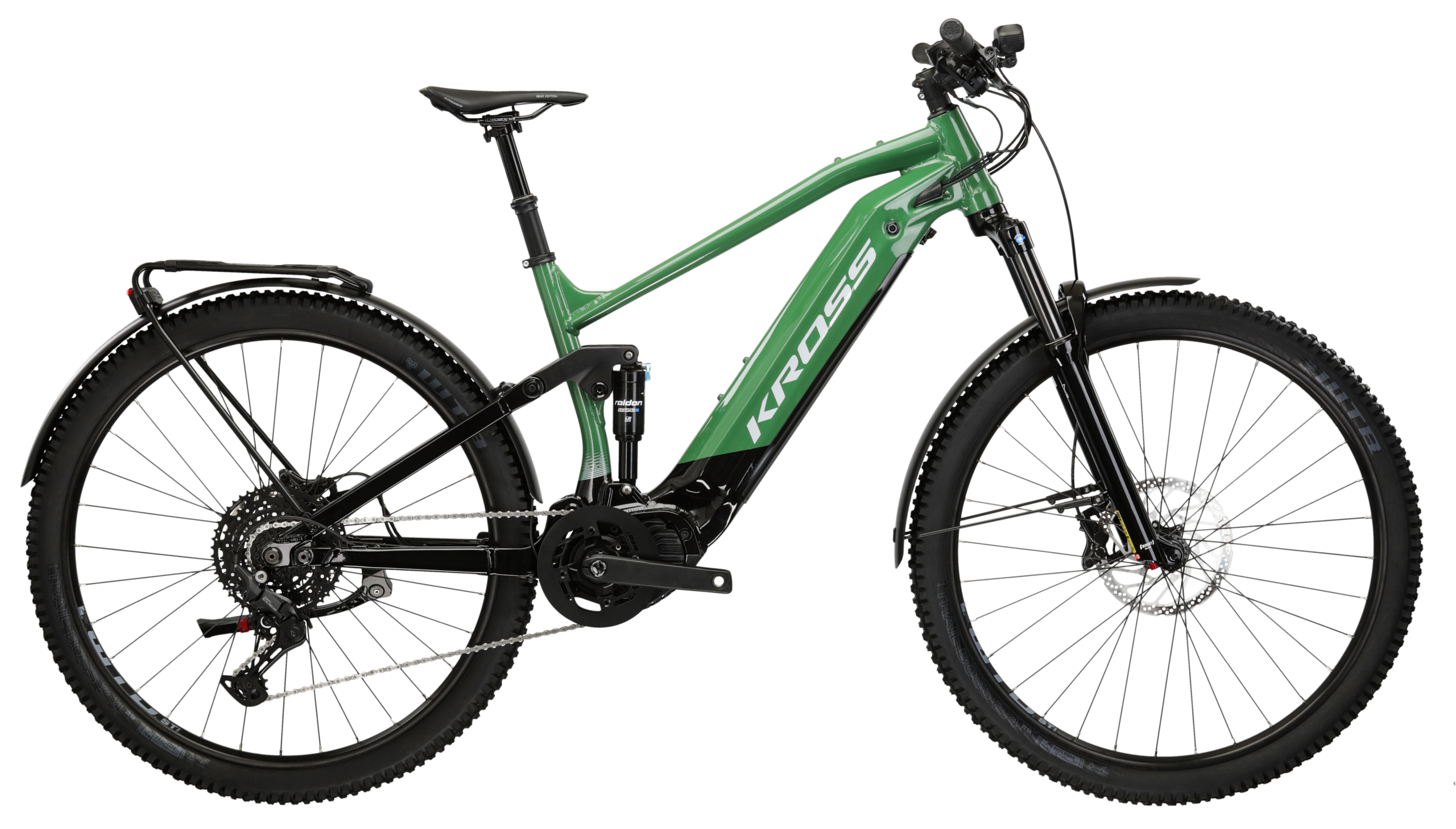 Bicicleta electrica trail KROSS GRIST BOOST SUV 1.0 Green 2025