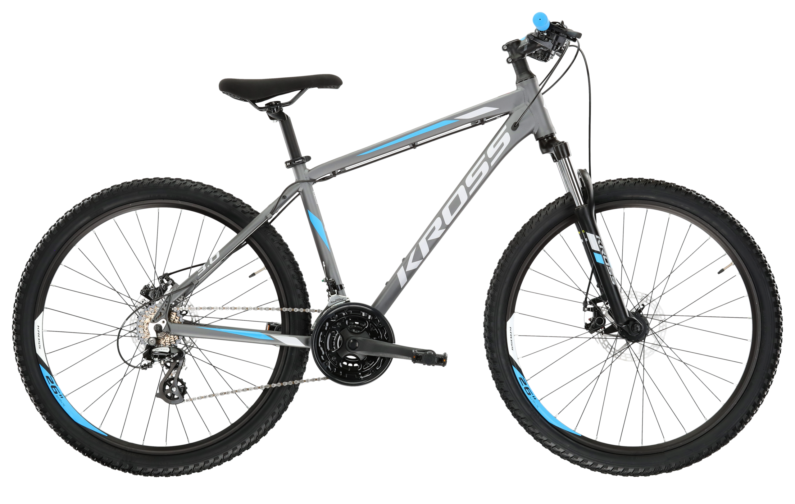 Bicicleta mtb cross country KROSS HEXAGON 3.0 27.5 Graphite 2025